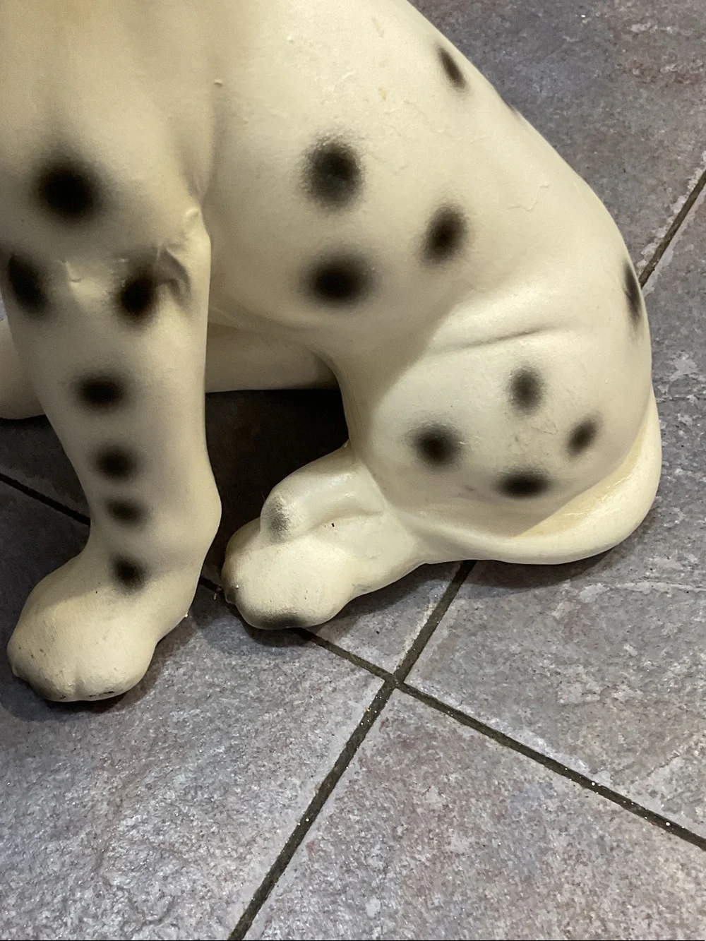 White and Black Spot Dalmatian Dog Figurine - Pets Dog Decor